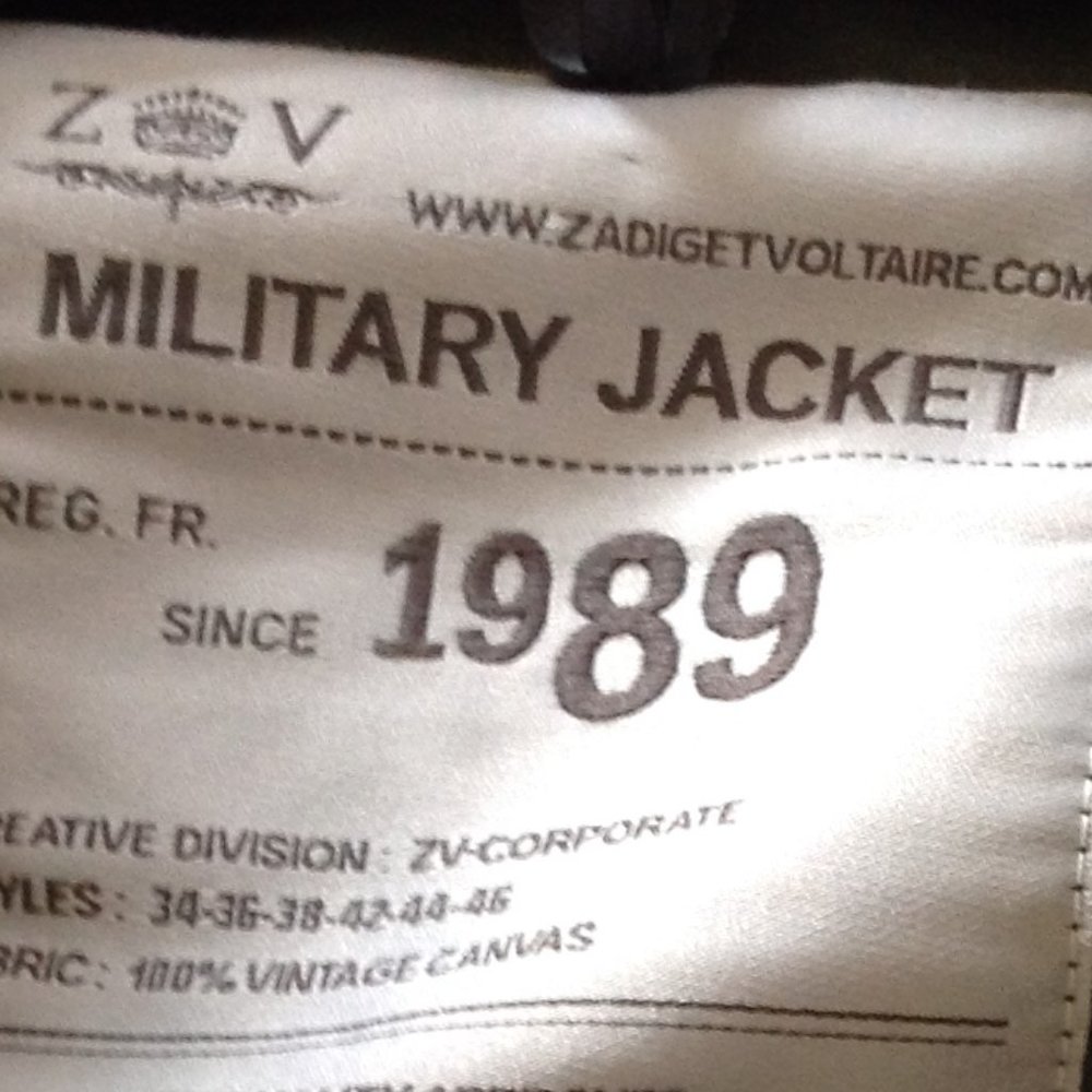 Zadig & Voltaire Kayak Skull Military Jacket - Picture 7 of 15